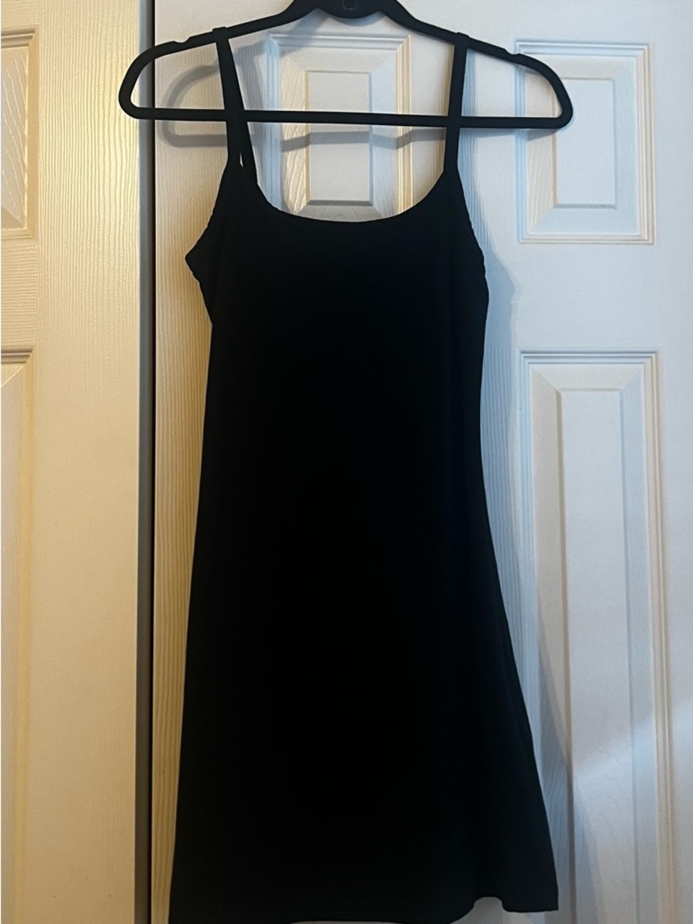 Forever 21 Black Mini Slip Dress with Thin Straps